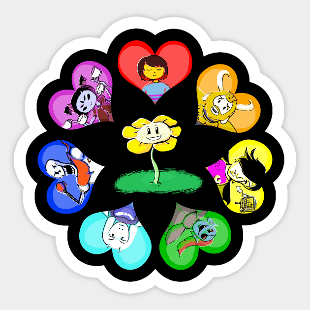 Undertale Characters - Undertale - Sticker