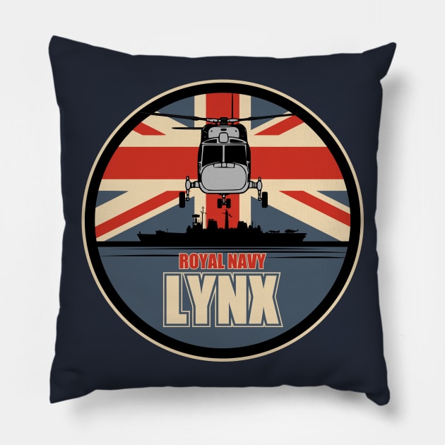 Royal Navy Lynx Pillow by TCP