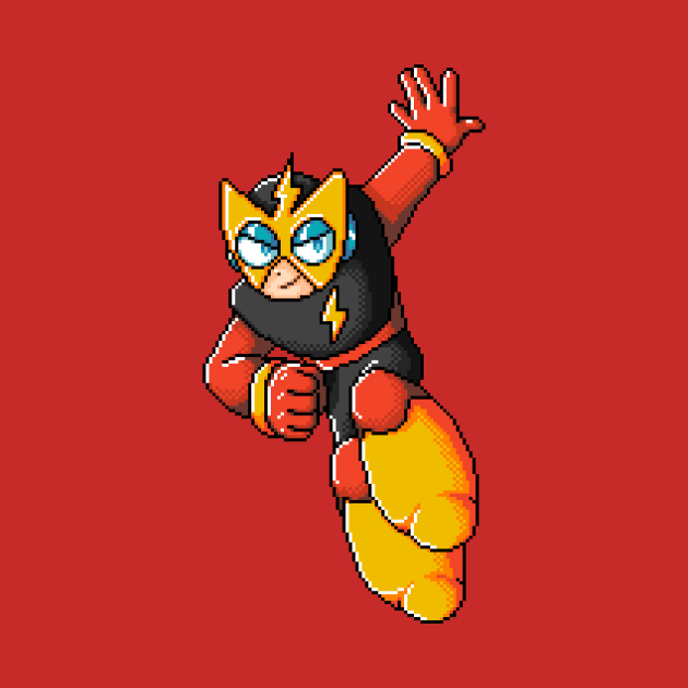 Pixelart Elecman by maverickmichi