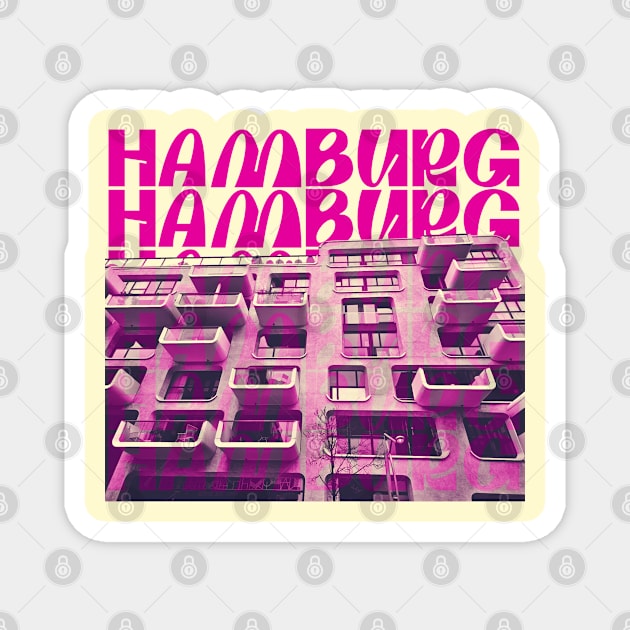 HAMBURG Magnet by AizaBreathe