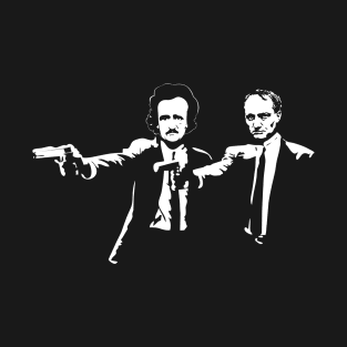 Edgar Allan Poe Charles Baudelaire Pulp Fiction T-Shirt