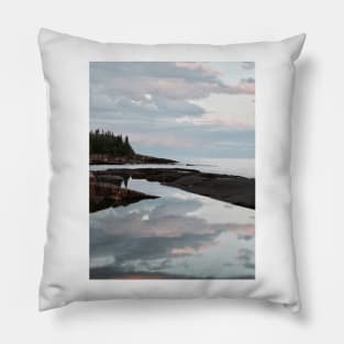 Lake Superior at Sunset Pillow