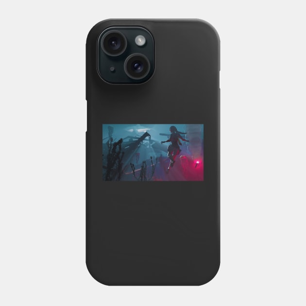 tomb raider 2 Phone Case by James-Cr