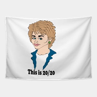 BARBARA WALTERS FAN ART Tapestry