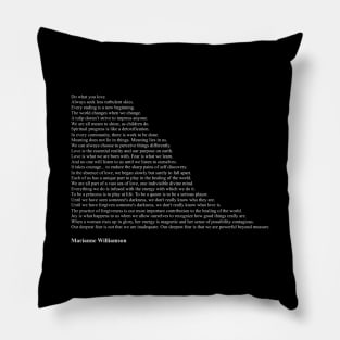 Marianne Williamson Quotes Pillow