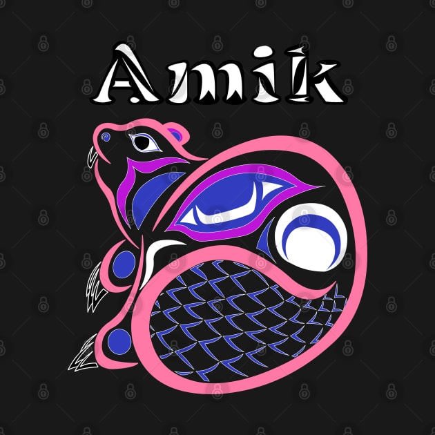 Amik (Beaver) Genderfluid  Pride by KendraHowland.Art.Scroll