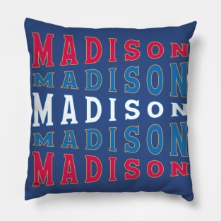 NATIONAL TEXT ART USA MADISON Pillow