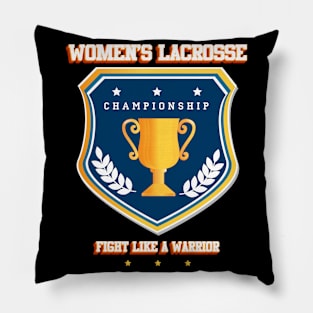 Women's lacrosse Pillow