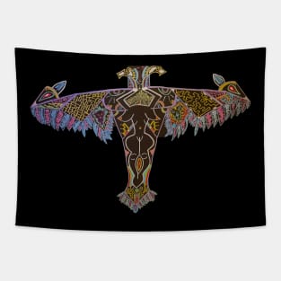 Venus in Antlers-Carnival Bird Tapestry