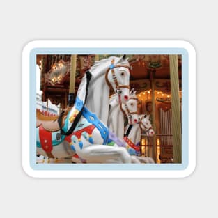 Paris Carousel Horses Magnet