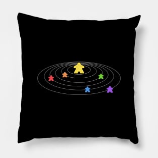 Meeple Solar System Board Games Pillow