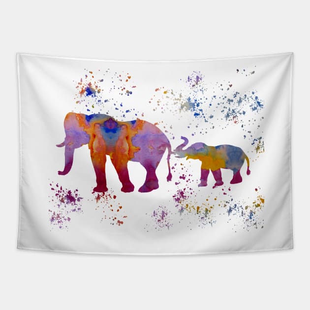 Elephants Tapestry by BittenByErmines