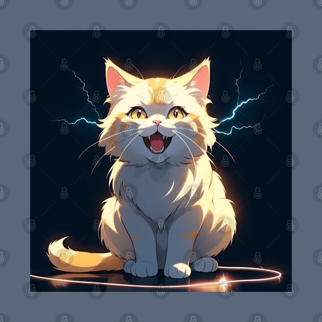 Cute Electric Cat by Spaceboyishere