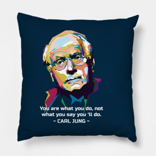 Carl Jung and bestquotes in WPAP Pillow