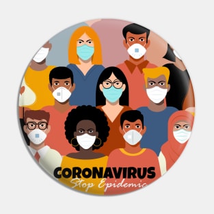 Corona VIrus - I Am Vaccinated Pin