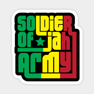 Soldier Of Jah Army Magnet