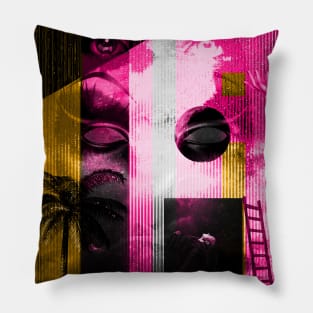 Pink and Gold Pillow