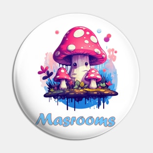 Reishi mushrooms Pin