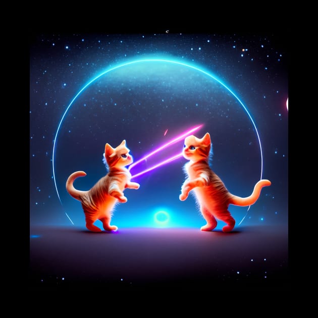 Space Cats 10 by ABSTRACT-IVISM