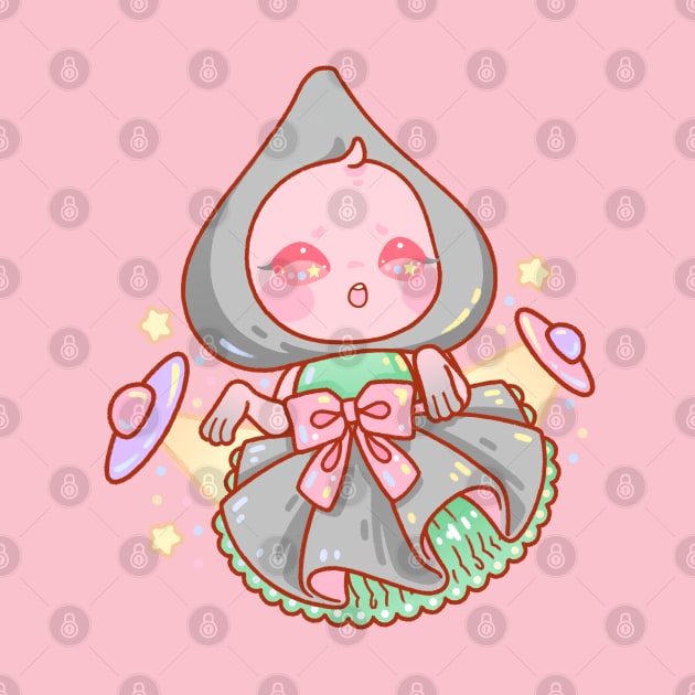 Kawaii Baby Flatwoods Monster by Jennwhale