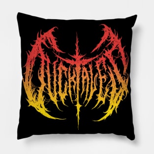 McDuck (Gradient) - Death Metal Logo Pillow