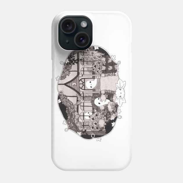 Haunted Glass House Phone Case by Marcies Art Place