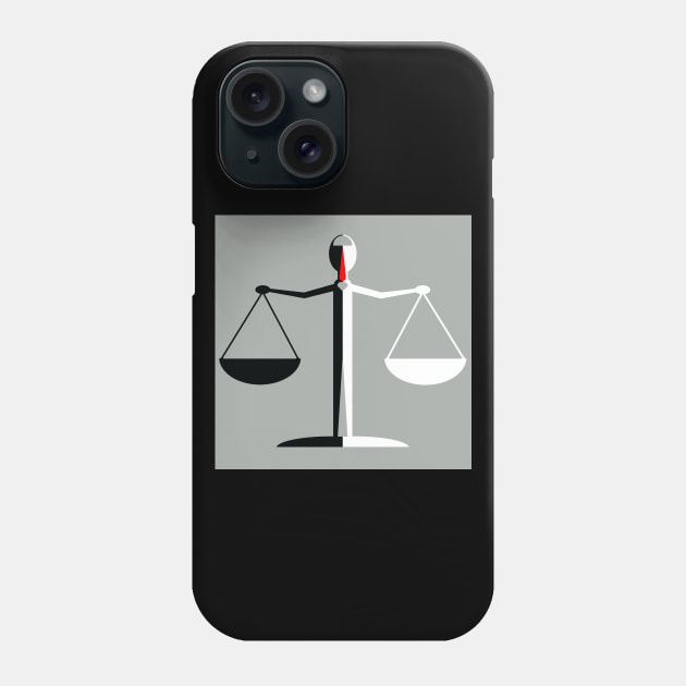 Justice for all mankind Phone Case by Social Distancing Badge