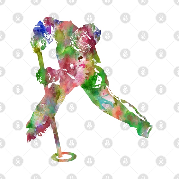 Ringette player by RosaliArt