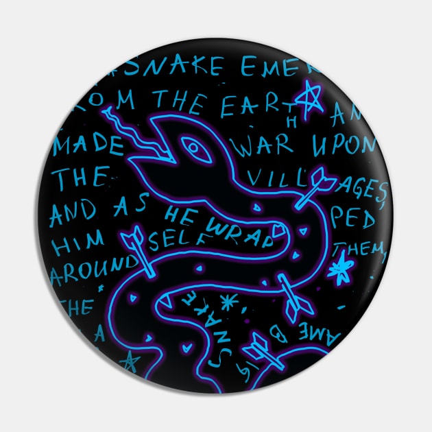 Night In The Woods Big Snake Pin by katmargoli