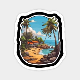 Sri Lankan Beach Magnet
