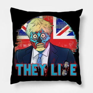 Alien Obey Bojo Politics THEY LIE  Freedom Zombie Boris Pillow