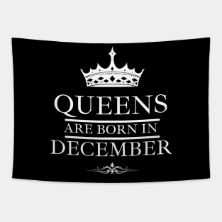 Birthday Gifts for Women December Women Queens Are Born In December Tapestry
