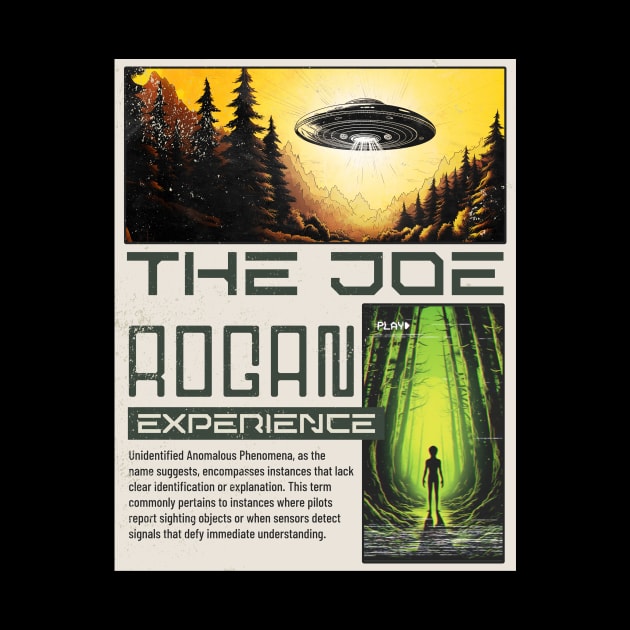 The Joe Rogan Experience Ufo Streetwear by TeeTrendz