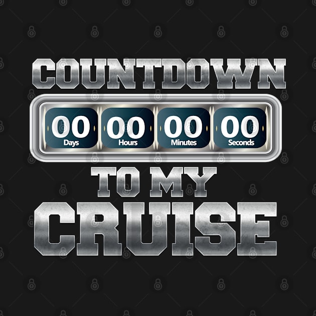 Cruise T shirt Cruise Ship Vacation Countdown T shirt by kdspecialties