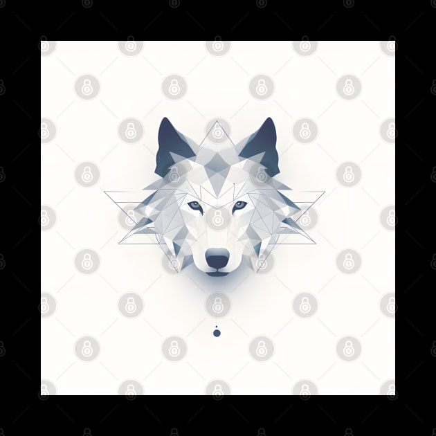Frost Moon Wolf Shadow by 2088DesignLab