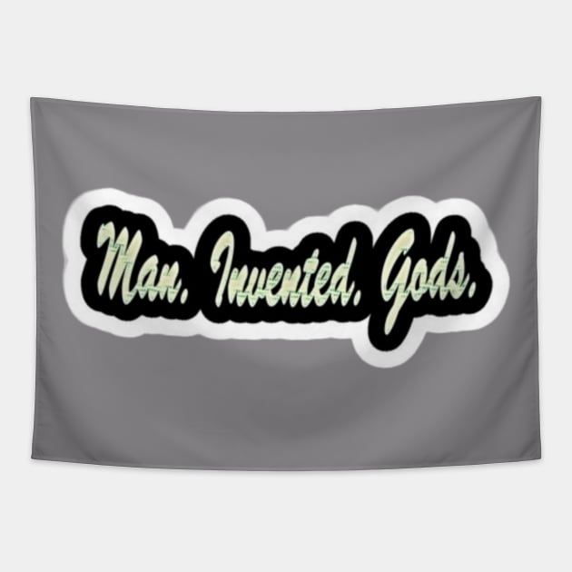 Man. Invented. Gods. - Double Tapestry by SubversiveWare