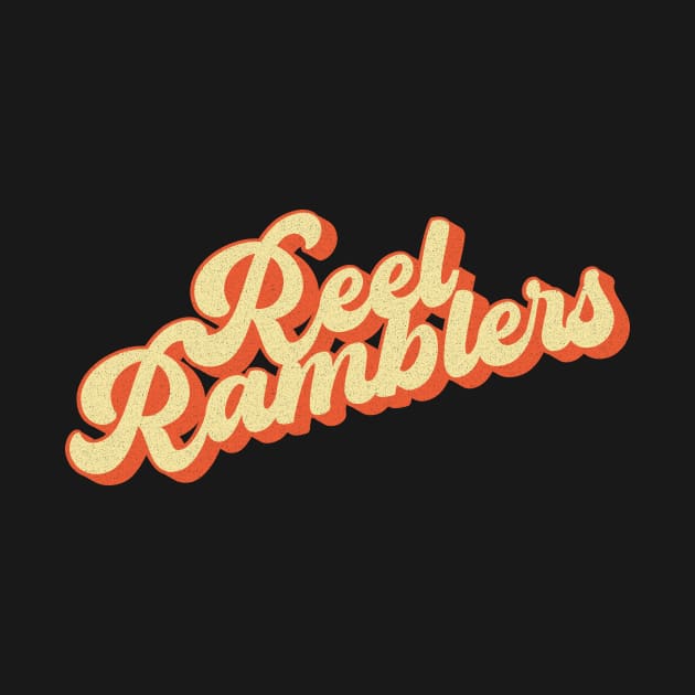 Reel Ramblers Yellow & Orange Distressed Logo by Reel Ramblers