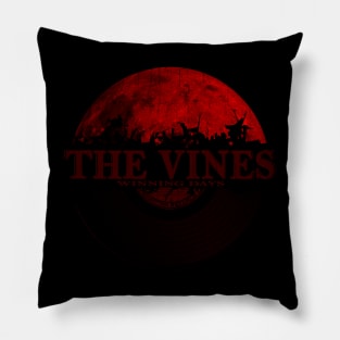 The Vines winning days red moon vinyl vintage Pillow