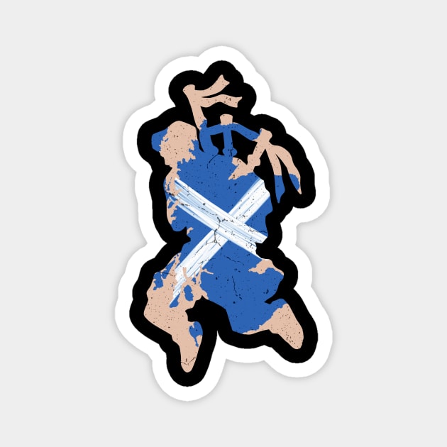 SCOTLAND BAGPIPER Magnet by Tee Trends