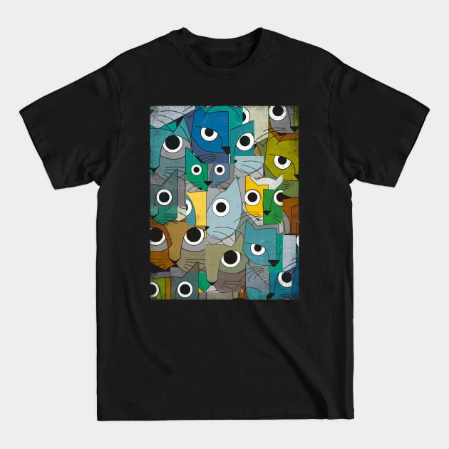 Discover Cubicats Remix - Cats - T-Shirt