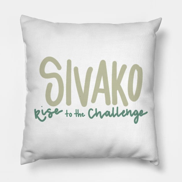 rise to the challenge Pillow by EdenAtencio04