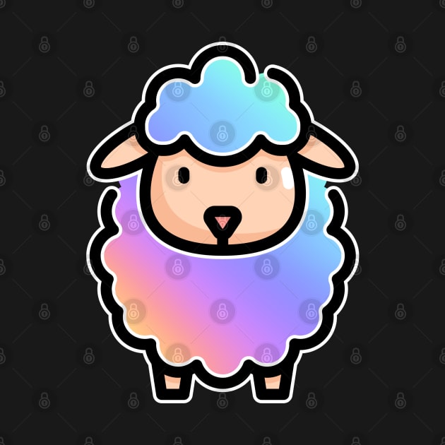 Rainbow Sheep Of The Family by JB.Collection