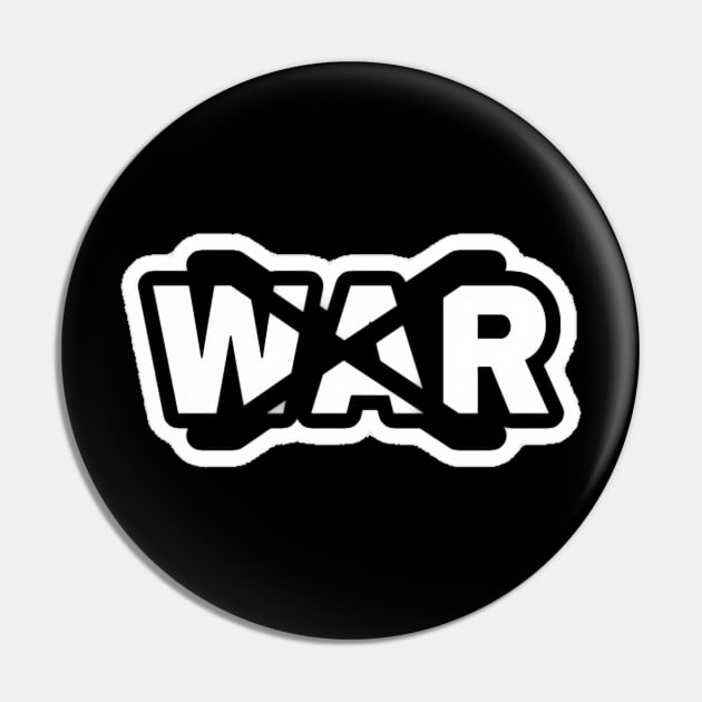 X WAR Sticker - Back Pin by SubversiveWare