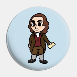 Chibi Thomas Paine Pin