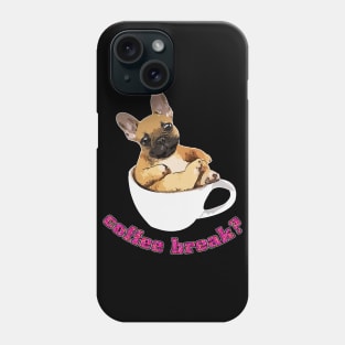 French Bulldog Dog coffee lovers Phone Case