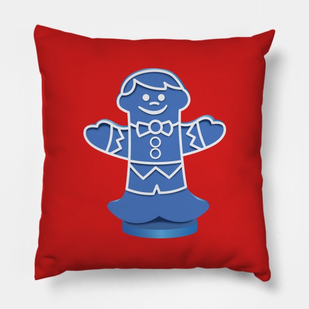 Candyland Blue Pillow by KShinabery