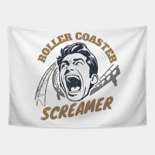 RollerCoaster Screamer Tapestry