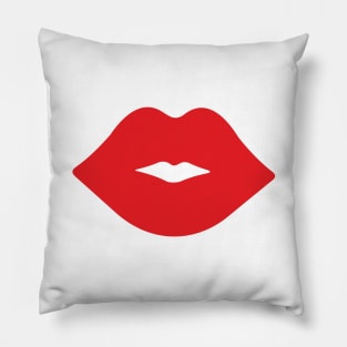 Red Lips Pillow