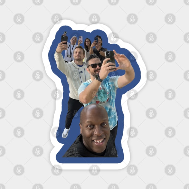 work selfie Magnet by bcolston