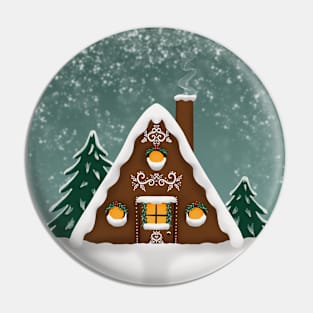 Gingerbread Cottage Pin